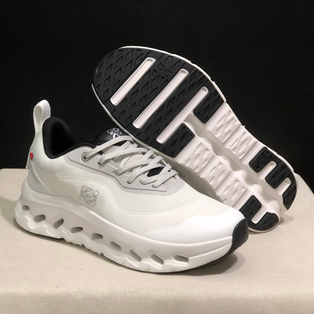 On Cloud × Loewe — Cloudtilt White and Black