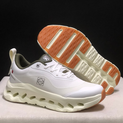 On Cloud × Loewe — Cloudtilt White Kaki